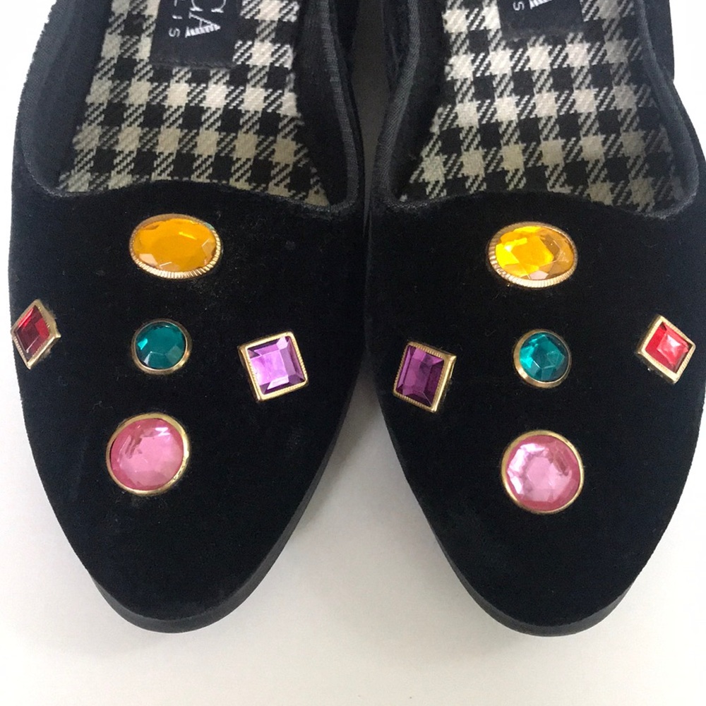 3/$20 Vintage Perry Ellis America velvet loafer